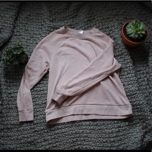 light pink sweater
